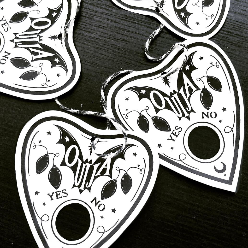 Ouija Planchette Garland