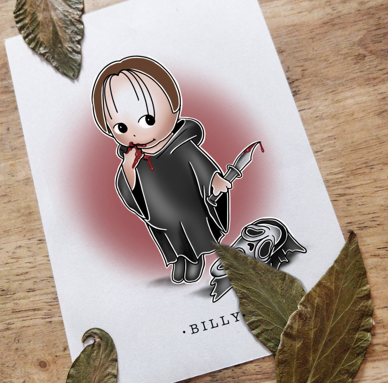 A5 Kewpie Ghostface (Billy from Scream)