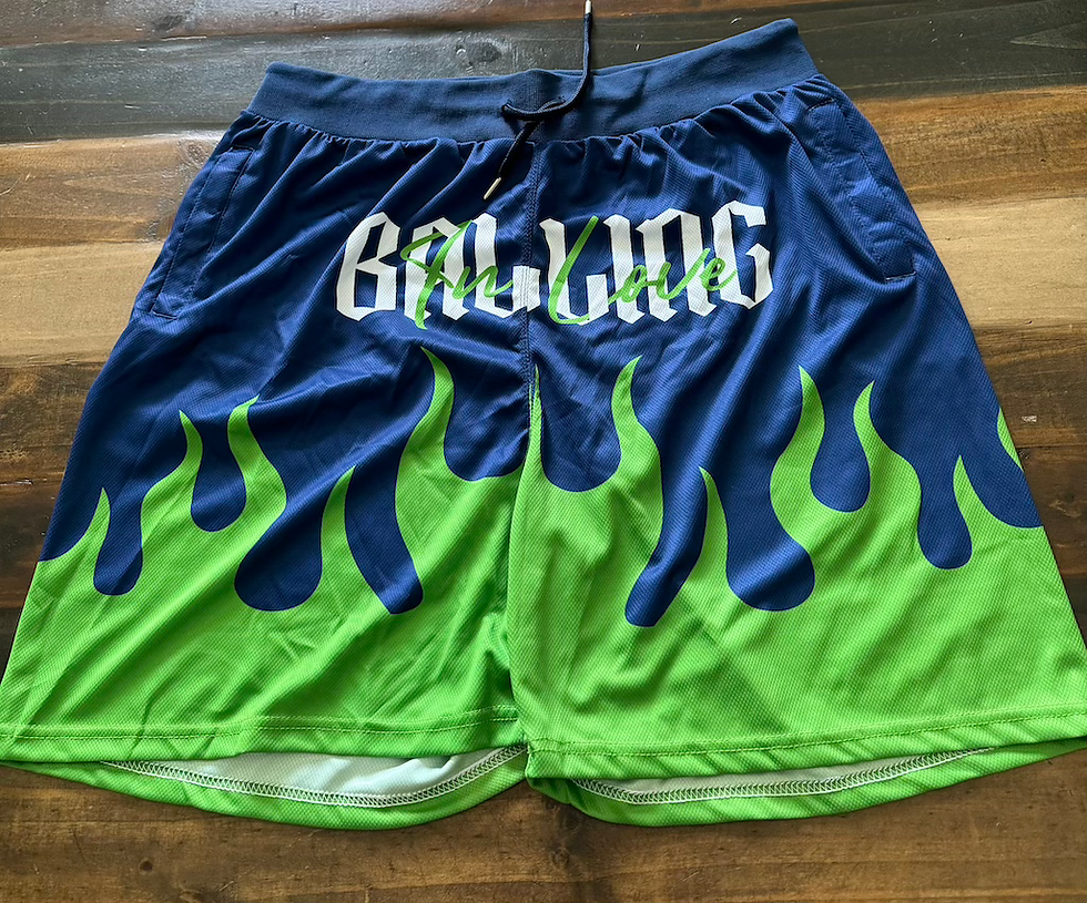 Thumbnail: Balling In Love™ Flame Shorts