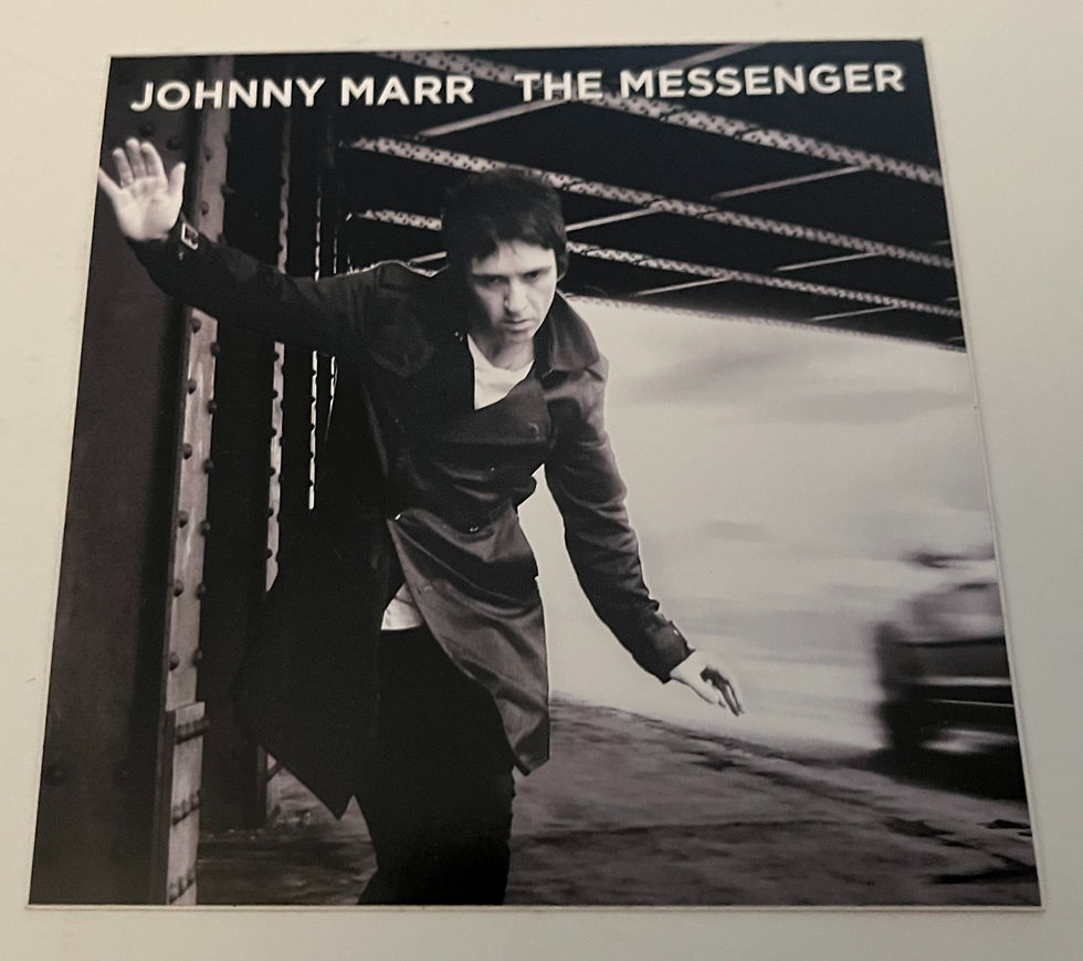 Johnny Marr The Messenger Band Concert Tour 4" x 4" Promo Sticker