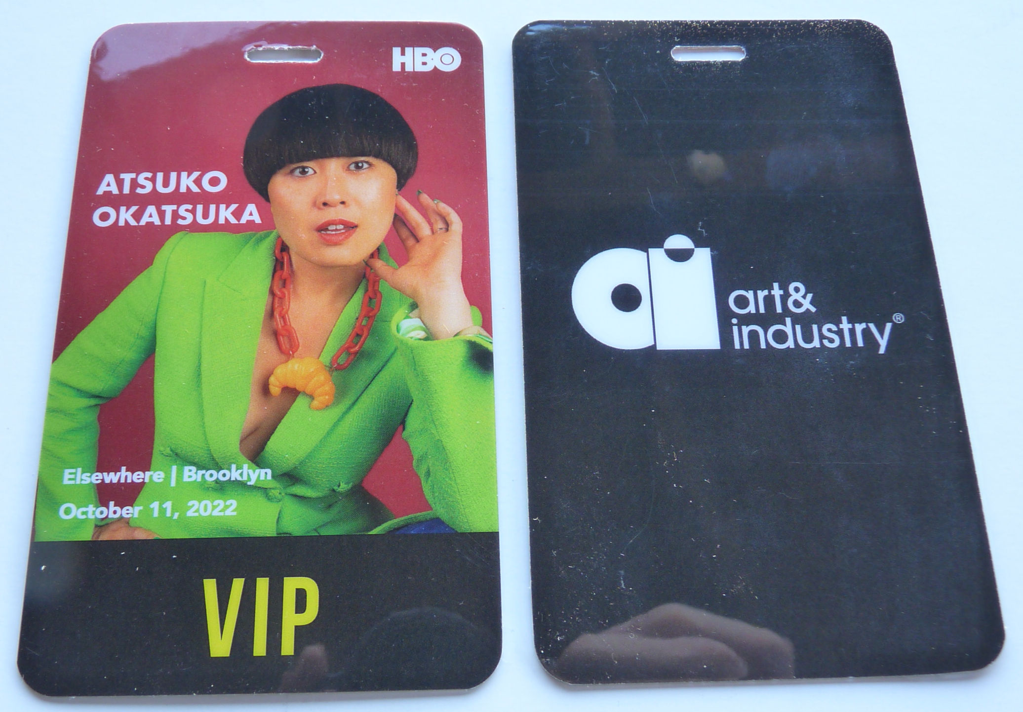 Suko Okatsuka Comedian VIP Backstage Pass Laminate