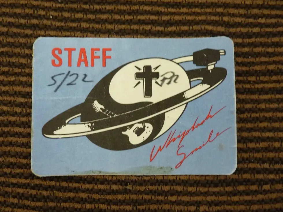 Billy Idol Whiplash Smile Staff Backstage Pass Sticker