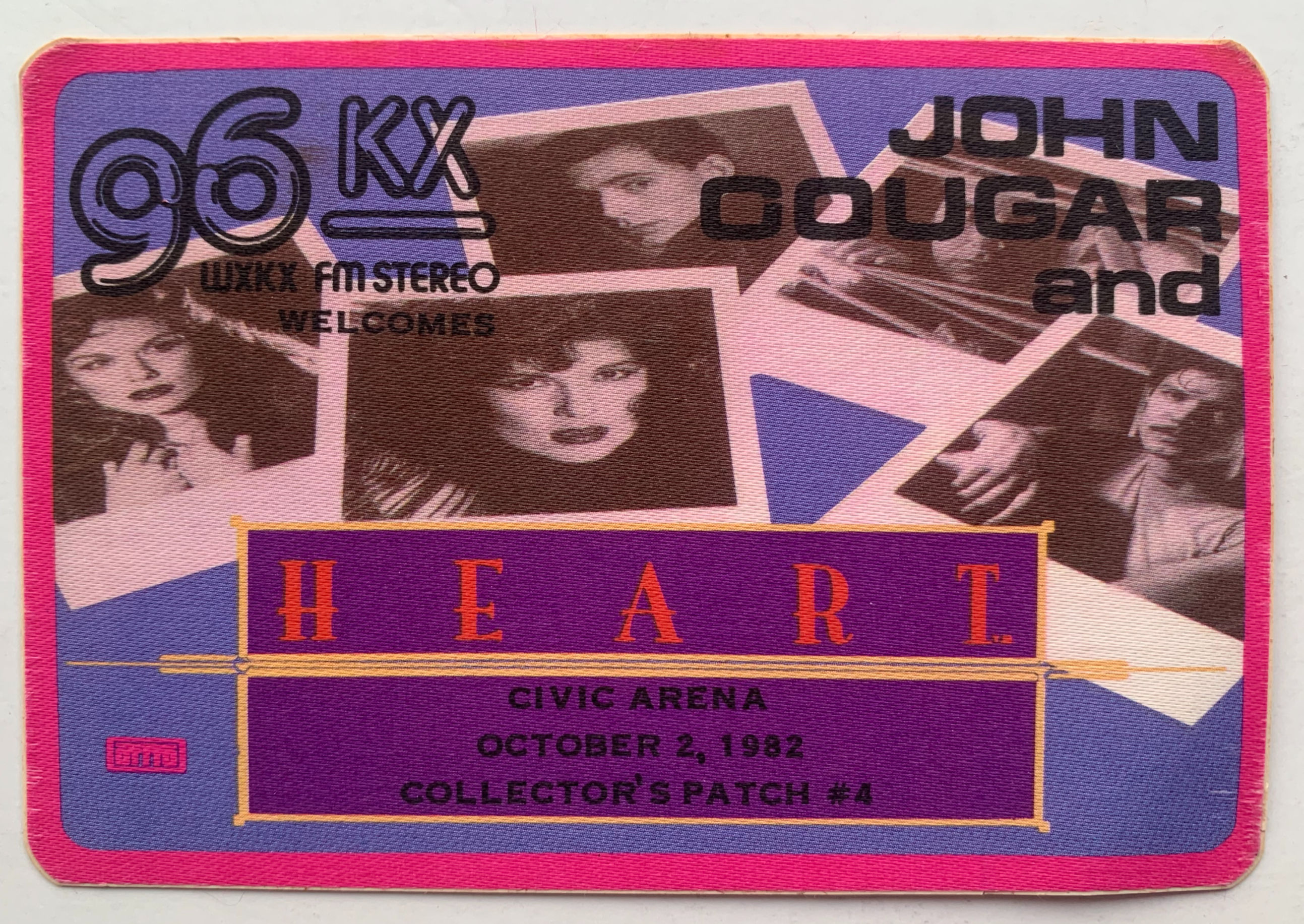 Heart 1982 Concert Tour Backstage Pass Collectors Sticker #4