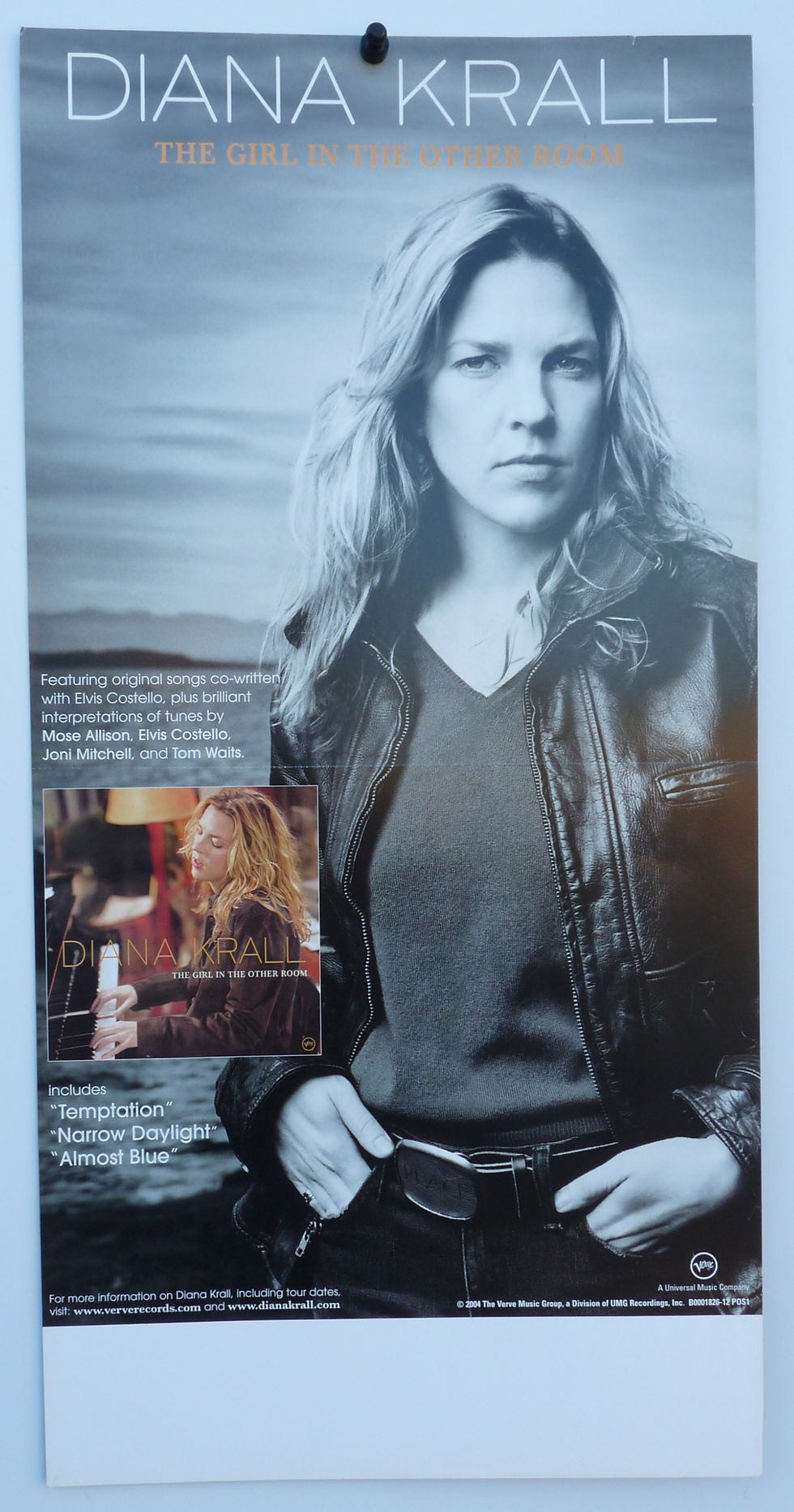 Diana Krall The Girl In The Other Room 2004 12x24 Promo Record Store Poster Flat