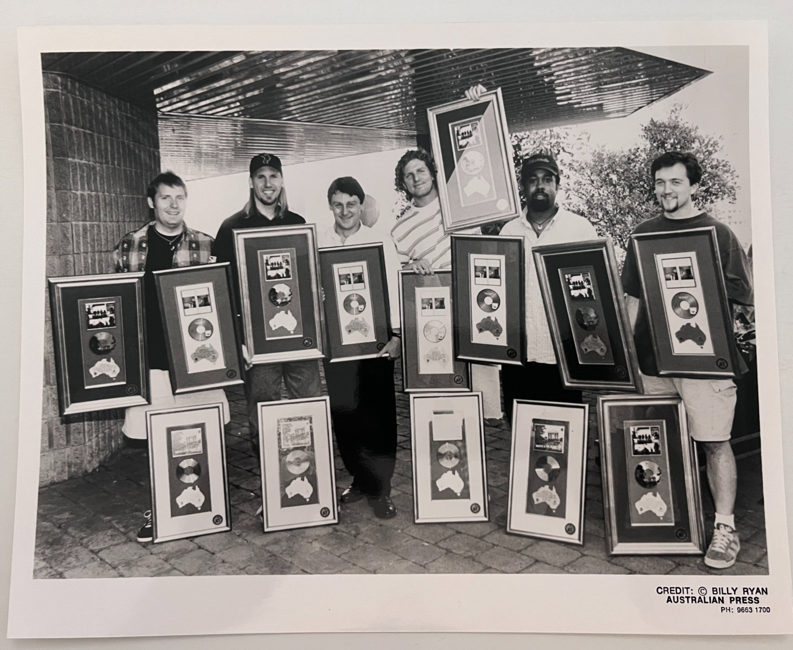 Hootie & The Blowfish Vintage 8x10 Promo Australian Press Photo