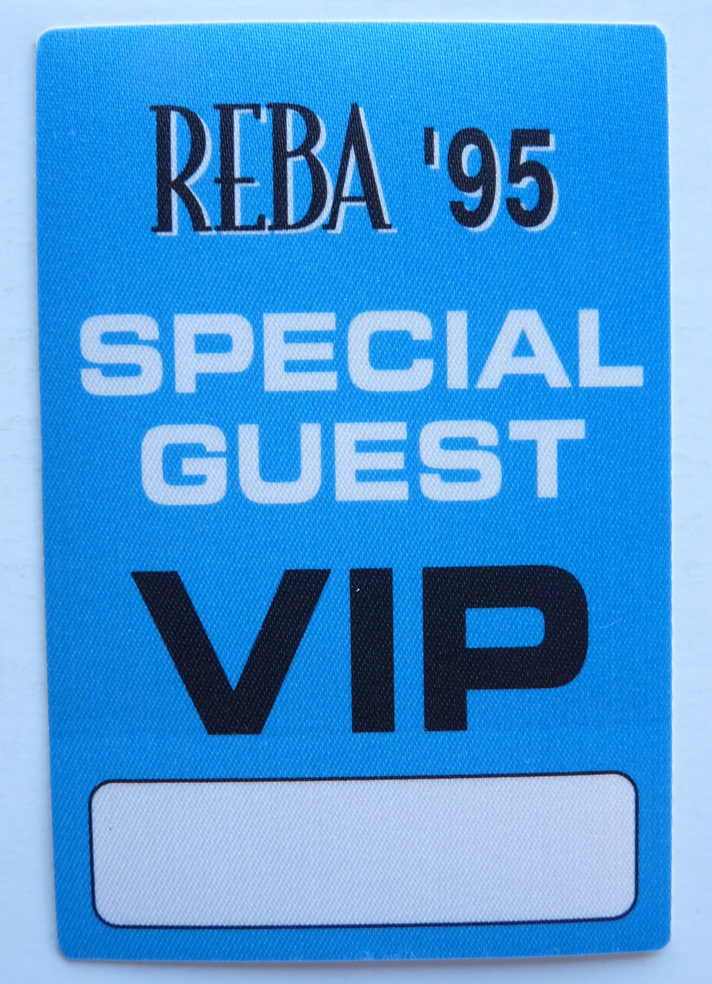 Reba McEntire 1995 VIP Guest Concert Tour Backstage Pass D28