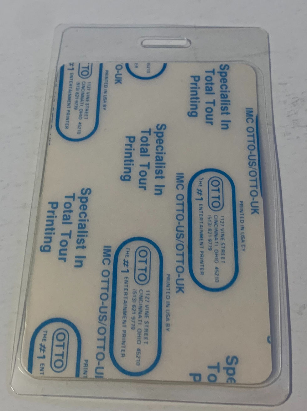 Thumbnail: Earth Wind & Fire 1988 Concert Tour All Access Backstage Pass Laminate