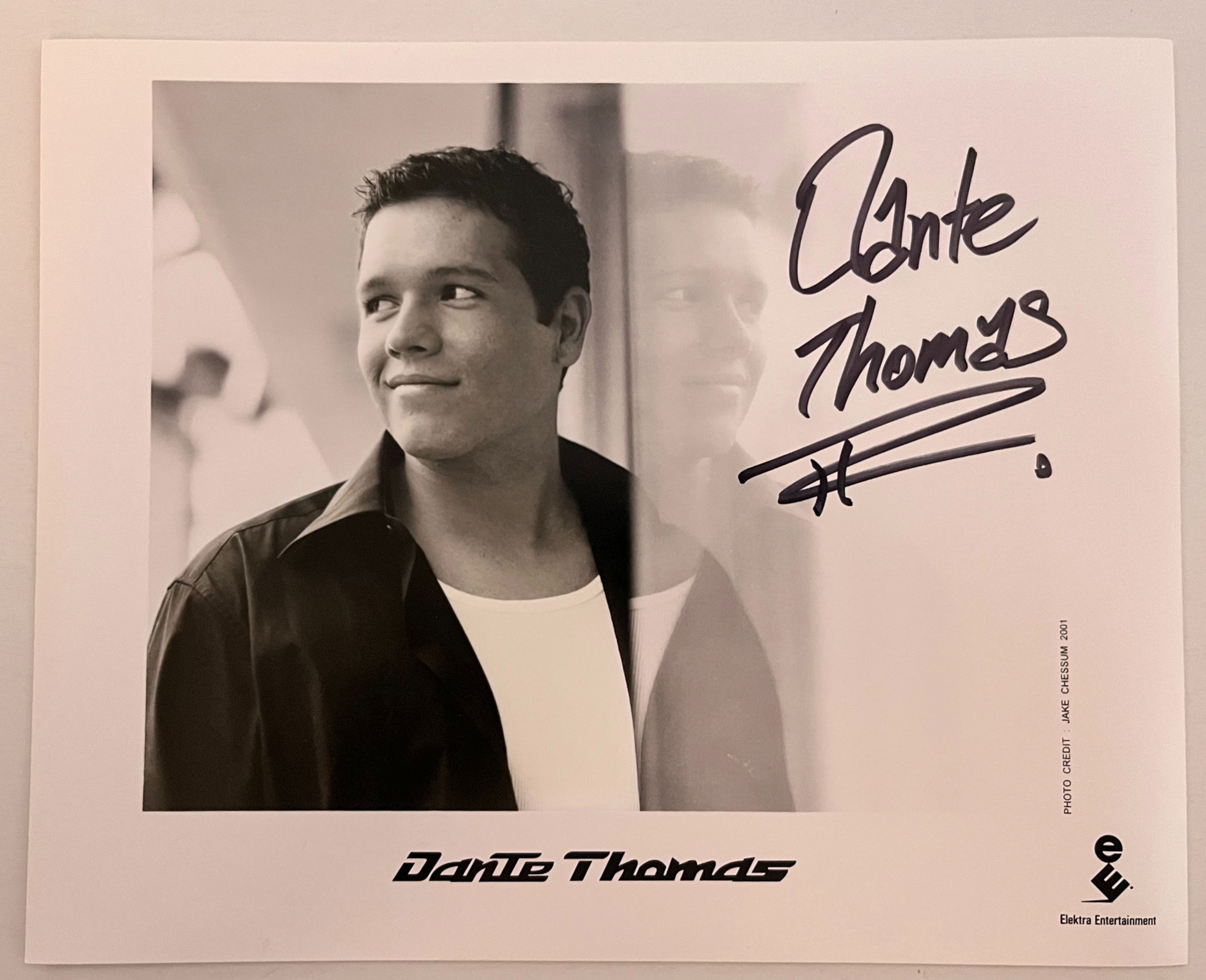 Dante Thomas Signed Autographed 2001 8x10 Promo Press Photo #2
