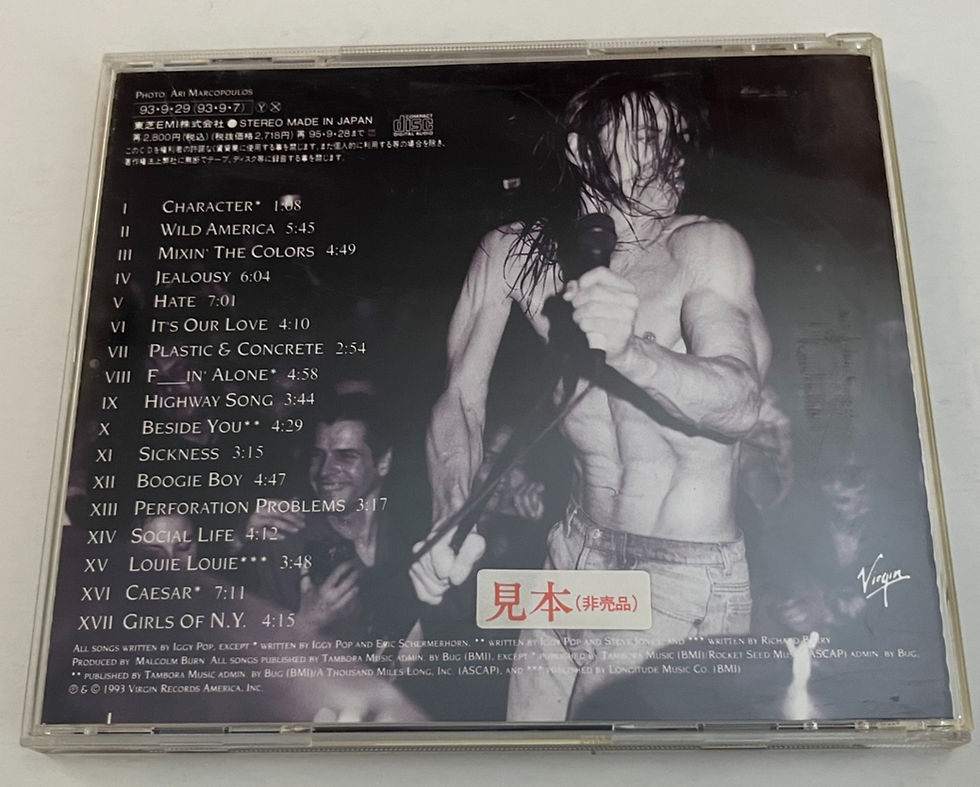 Thumbnail: Iggy Pop American Caesar 1993 VJCP-28165 Japan Cd Japanese Import Rock Music
