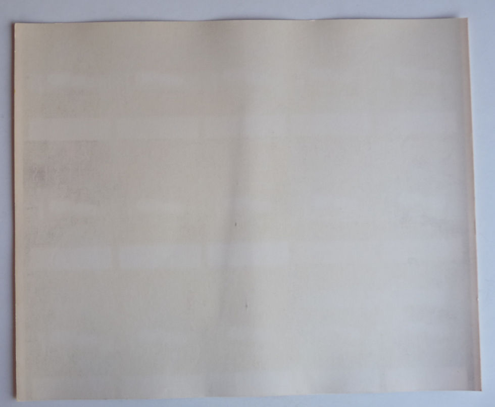 Thumbnail: Genesis 1987 Tour Sheet of 15 Uncut Cloth Collector Backstage Pass