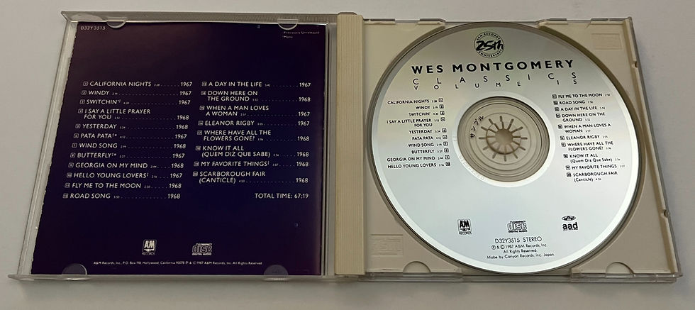 Thumbnail: Wes Montgomery Classics Volume 15 Japan Issued CD D32Y3515