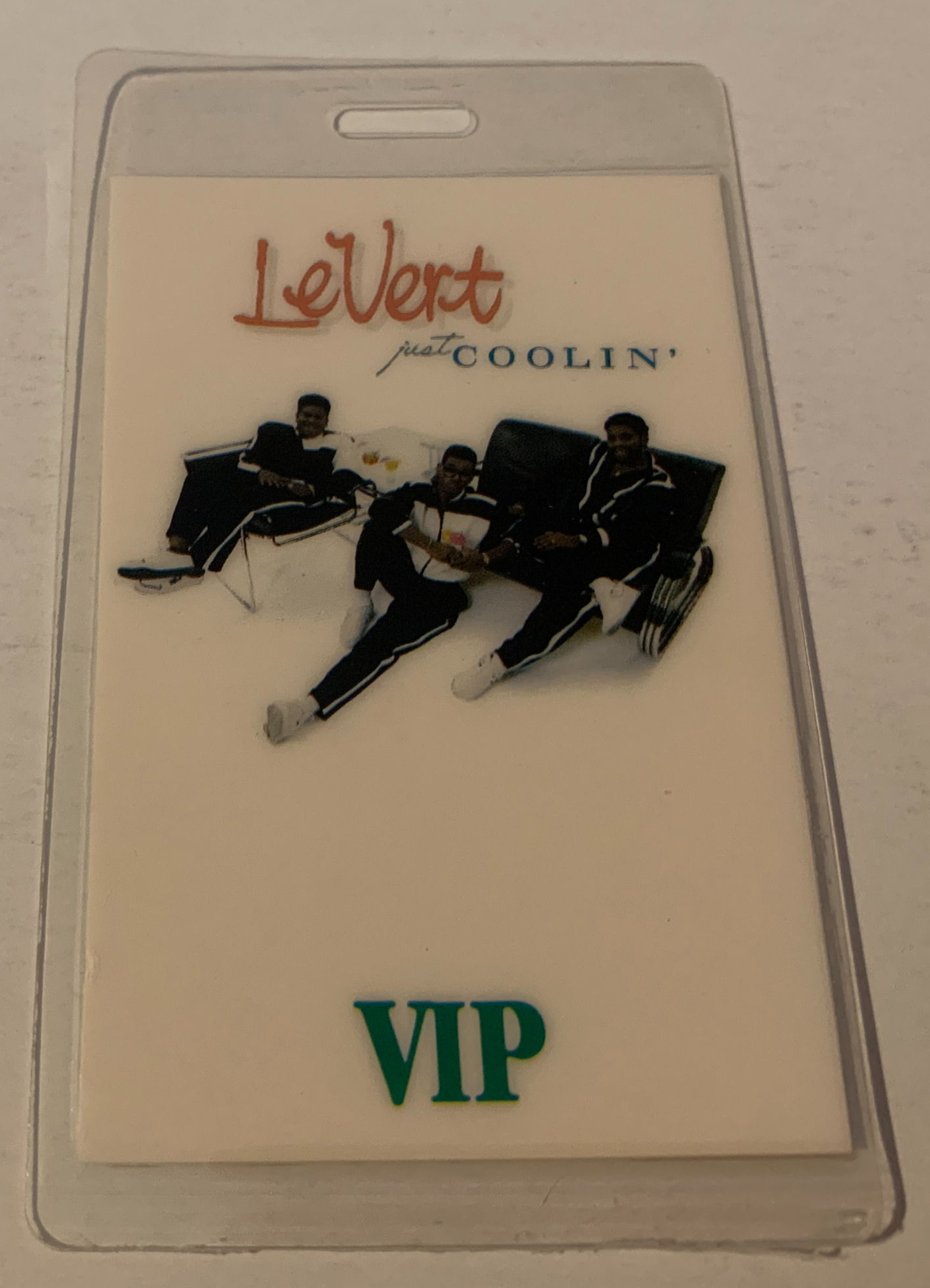 LeVert Just Coolin Concert Tour VIP Backstage Pass Laminate