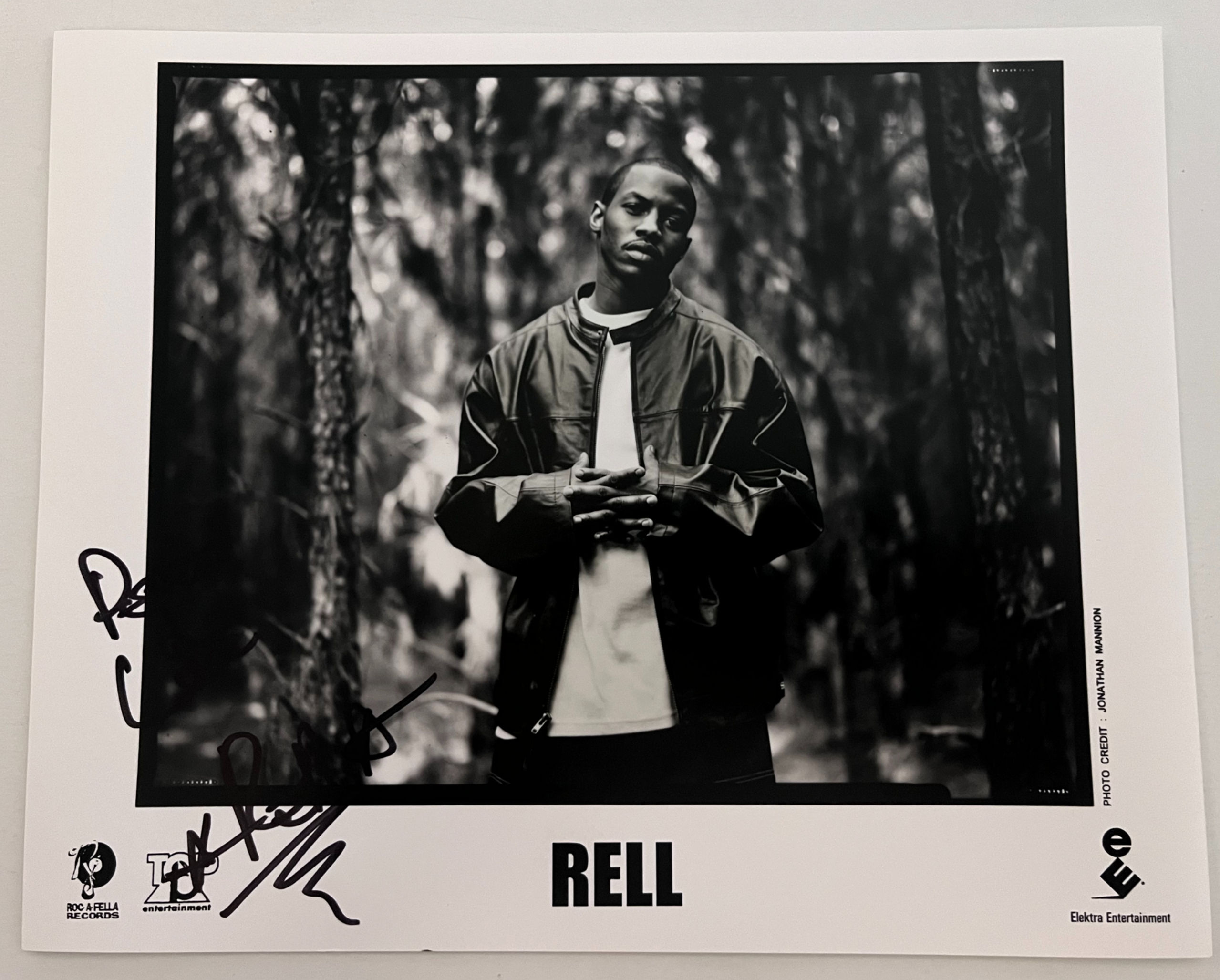 Rell Soul R&B Hip Hop Singer Signed Autographed Early 8x10 Promo Press Photo