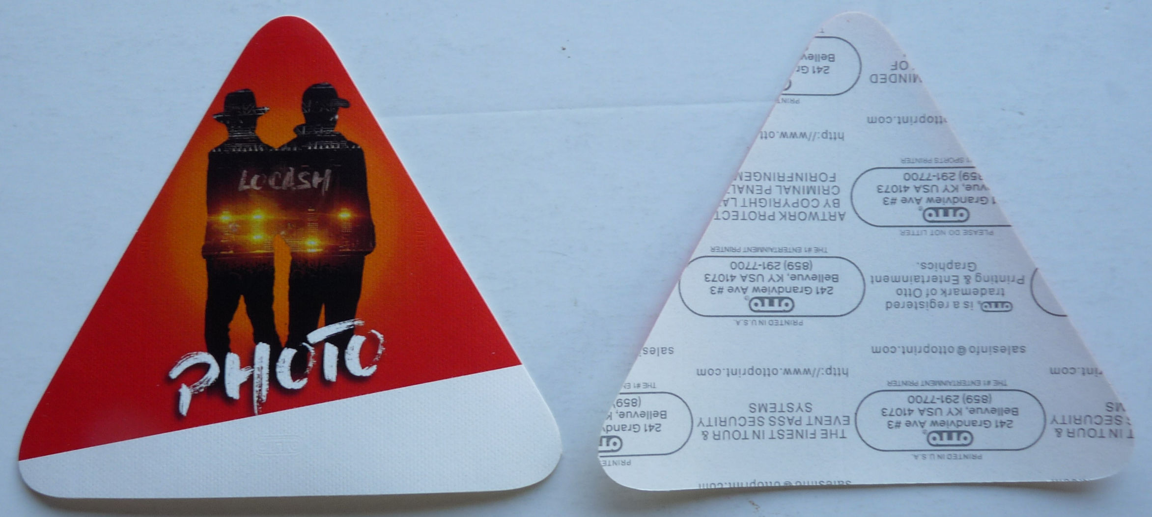 LoCash Cowboys Red Photo Concert Tour Backstage Pass D30