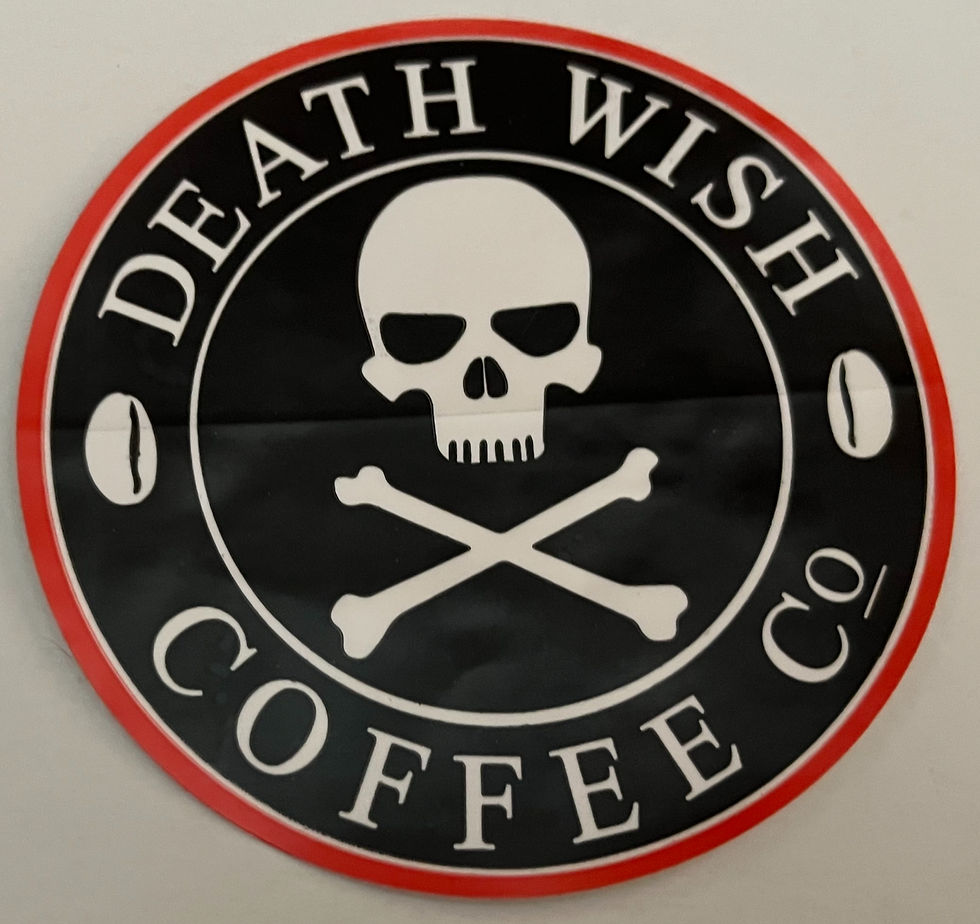 Death Wish Coffee Co. Rock & Roll 3.5" Promo Sticker