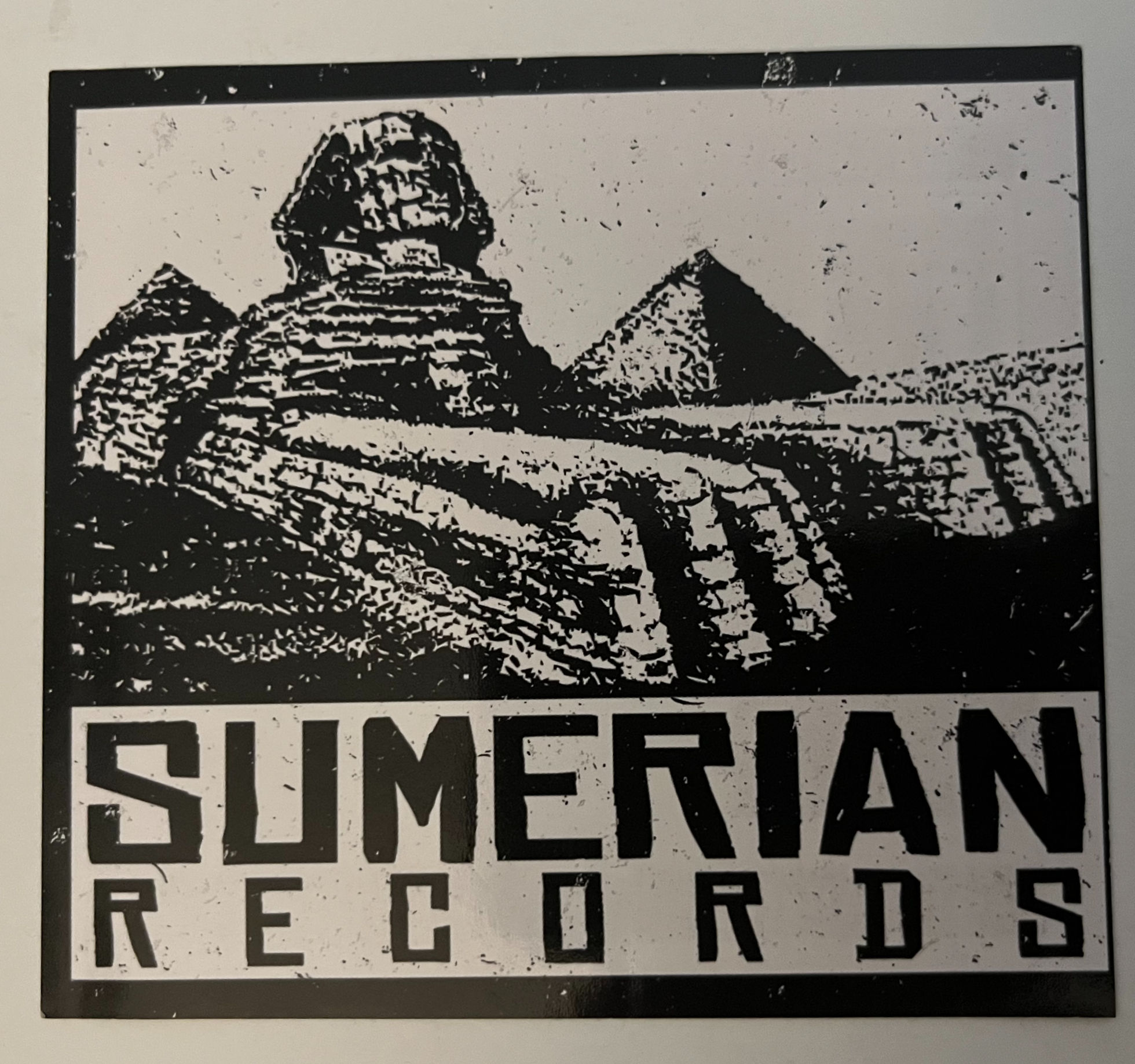 Sumerian Records Record Store 3.5" x 4" Promo Sticker