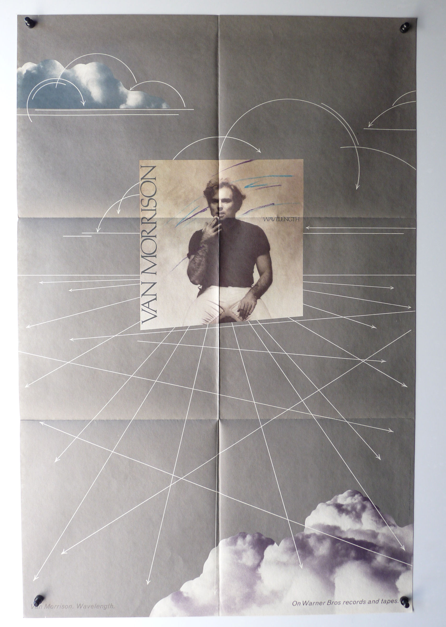 Van Morrison Wavelength 23x35 Promo Record Store Poster