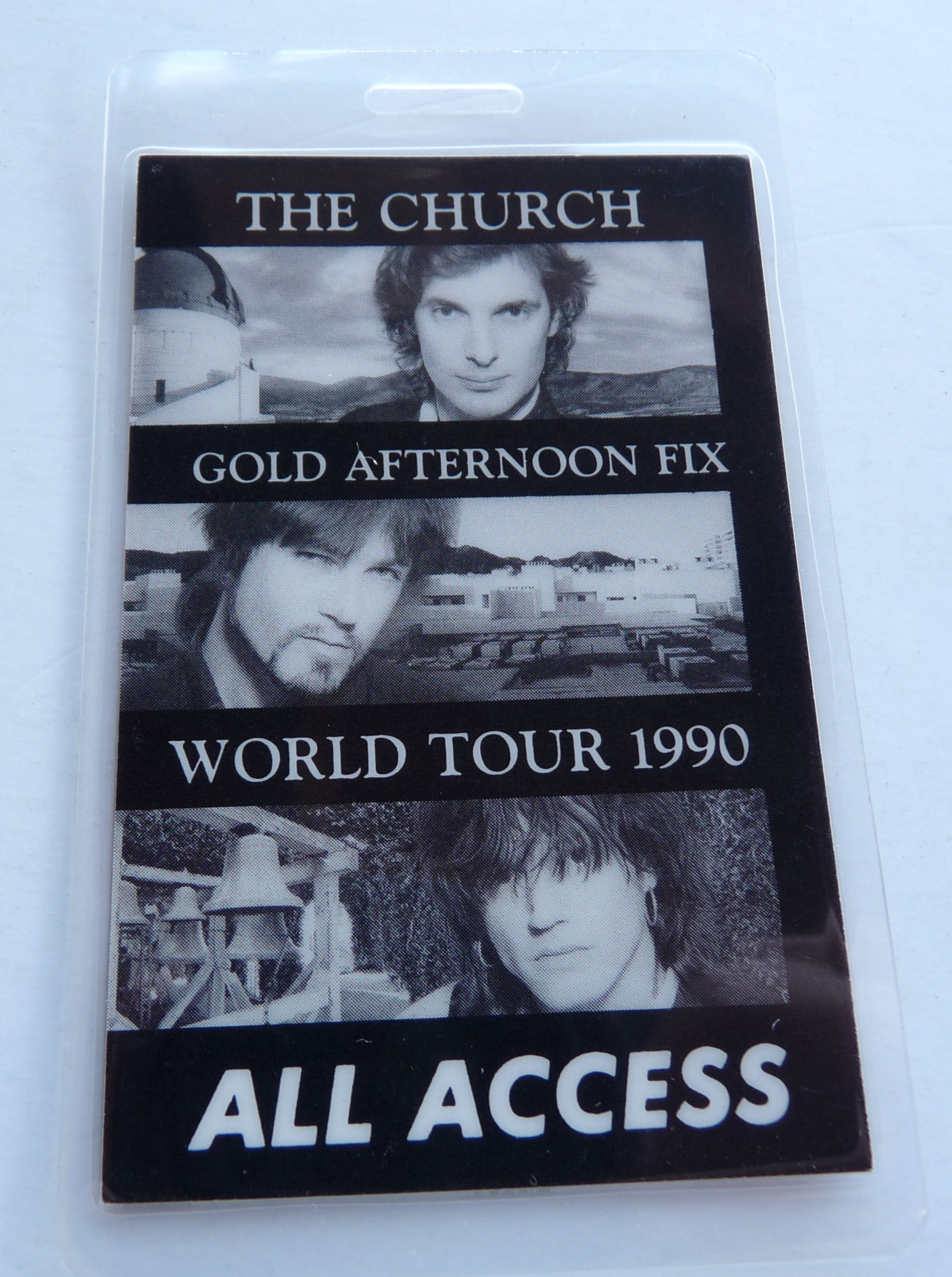 The Church 1990 Concert Tour Black All Access Backstage Pass Laminate D26
