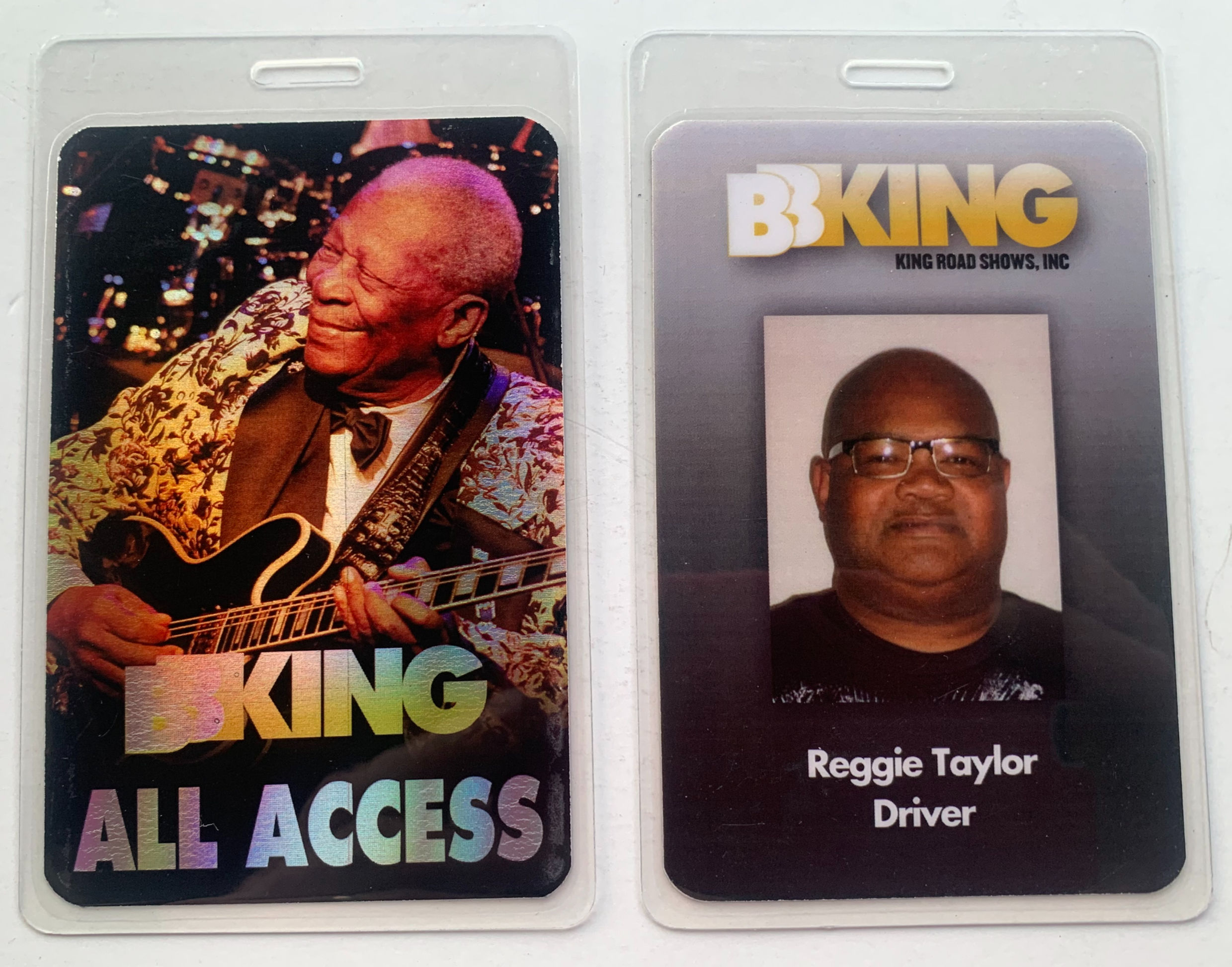 BB King Bus Driver All Access Concert Tour Backstage Pass Laminate #2