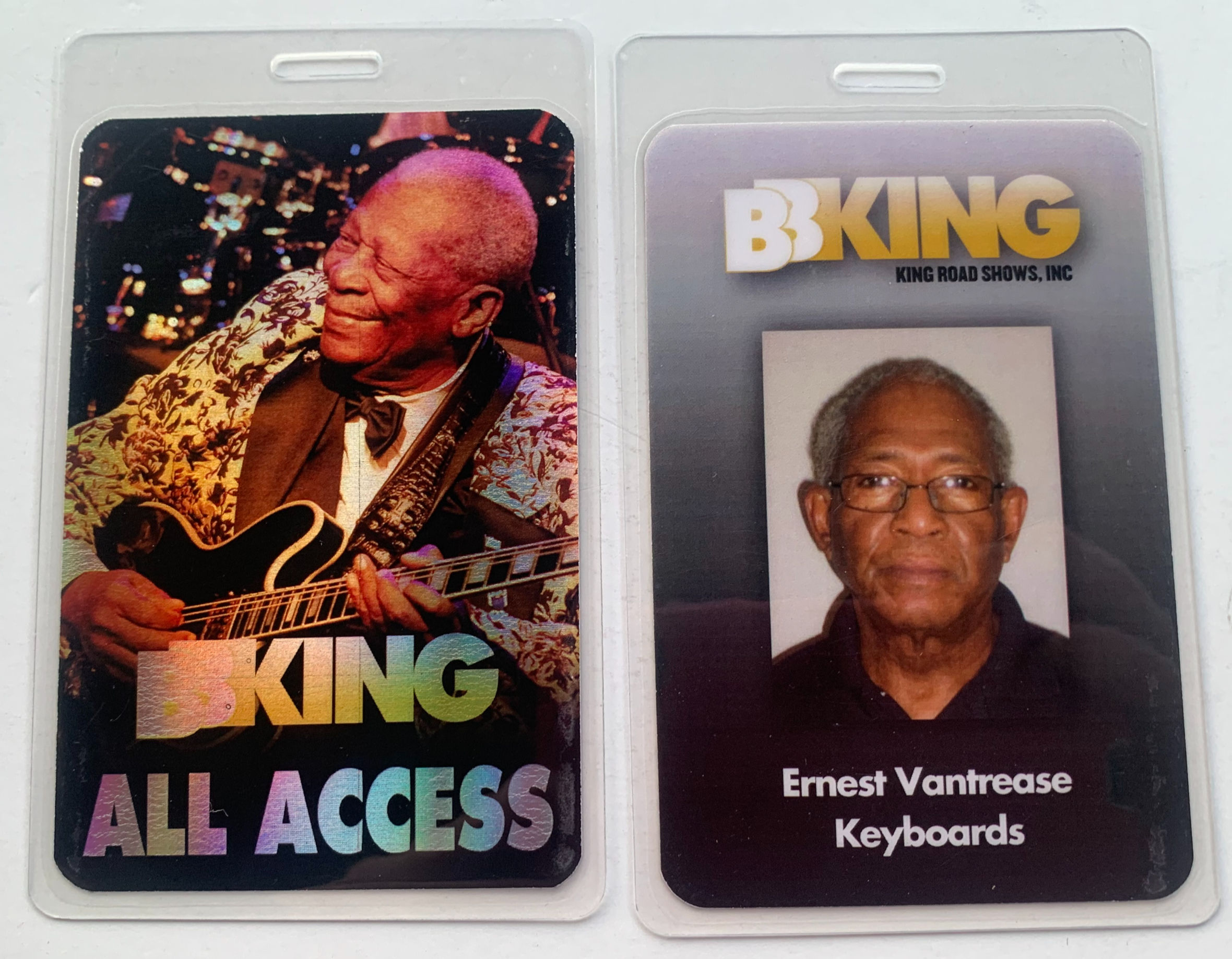 BB King Keyboard Player All Access Concert Tour Backstage Pass Laminate