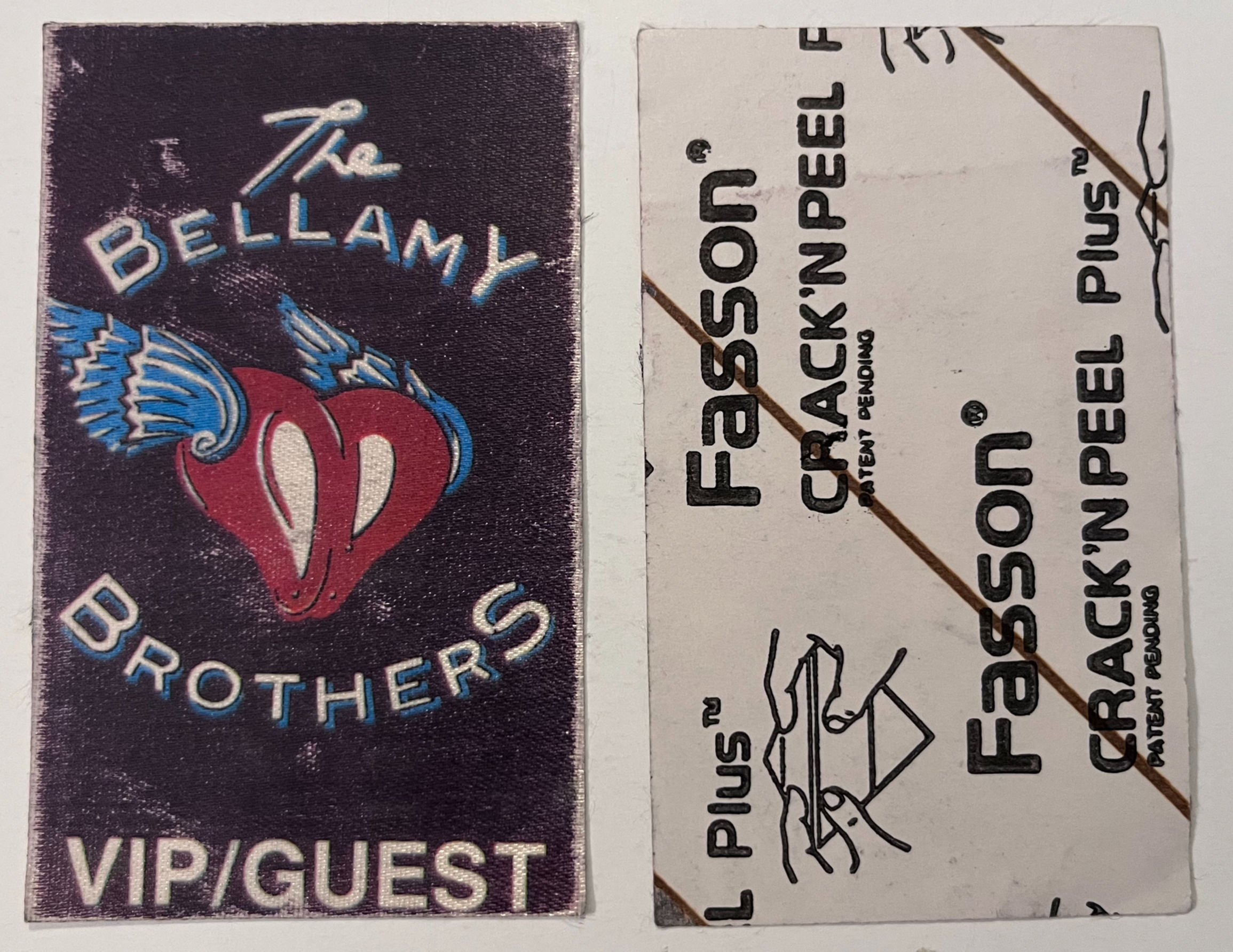 The Bellamy Brothers Vintage Concert Tour VIP Guest Backstage Pass