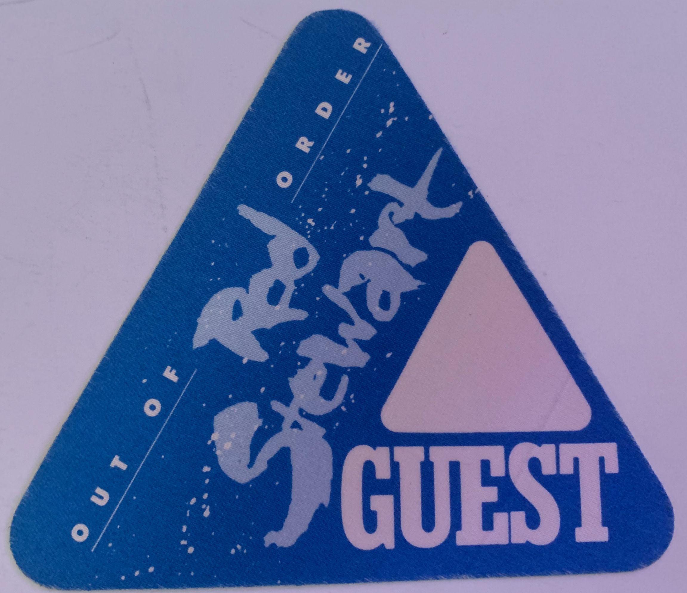Rod Stewart Out Of Control 1988 Concert Tour Blue Guest Backstage Pass