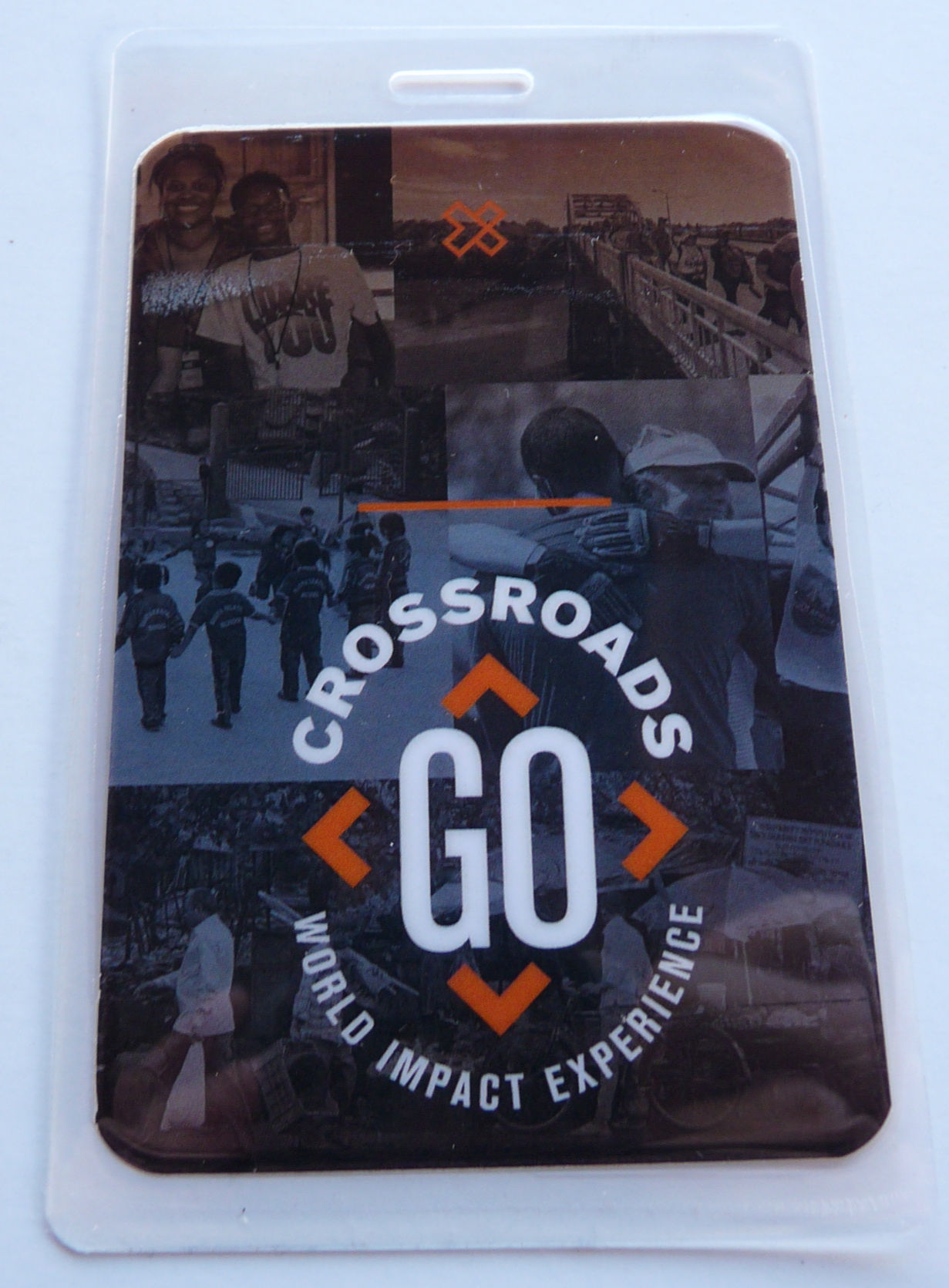 Crossroads GO World Impact Experience Backstage Pass Laminate