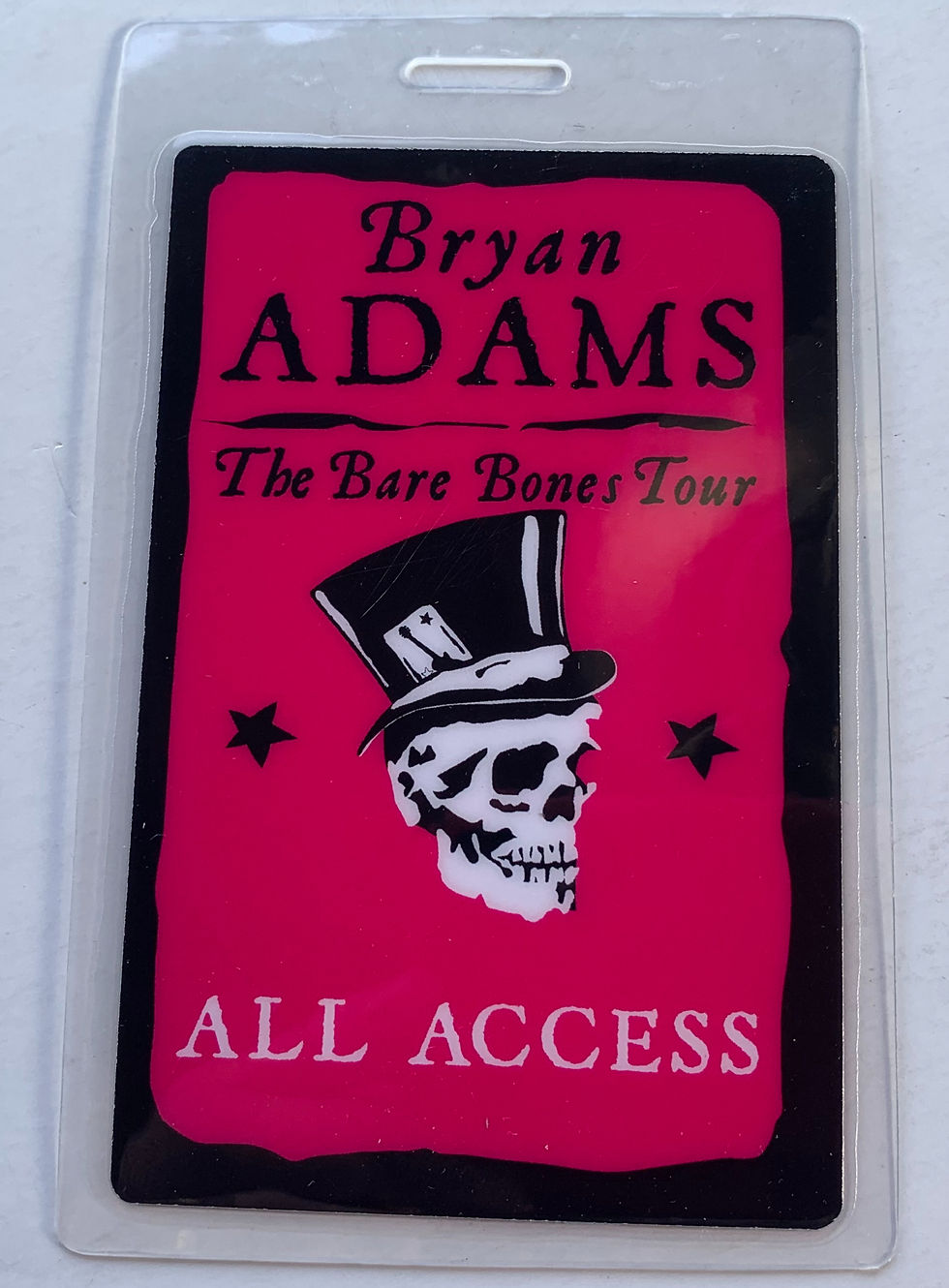 Thumbnail: Bryan Adam 2011-12 The Bare Bones Concert Tour AA Backstage Pass Laminate