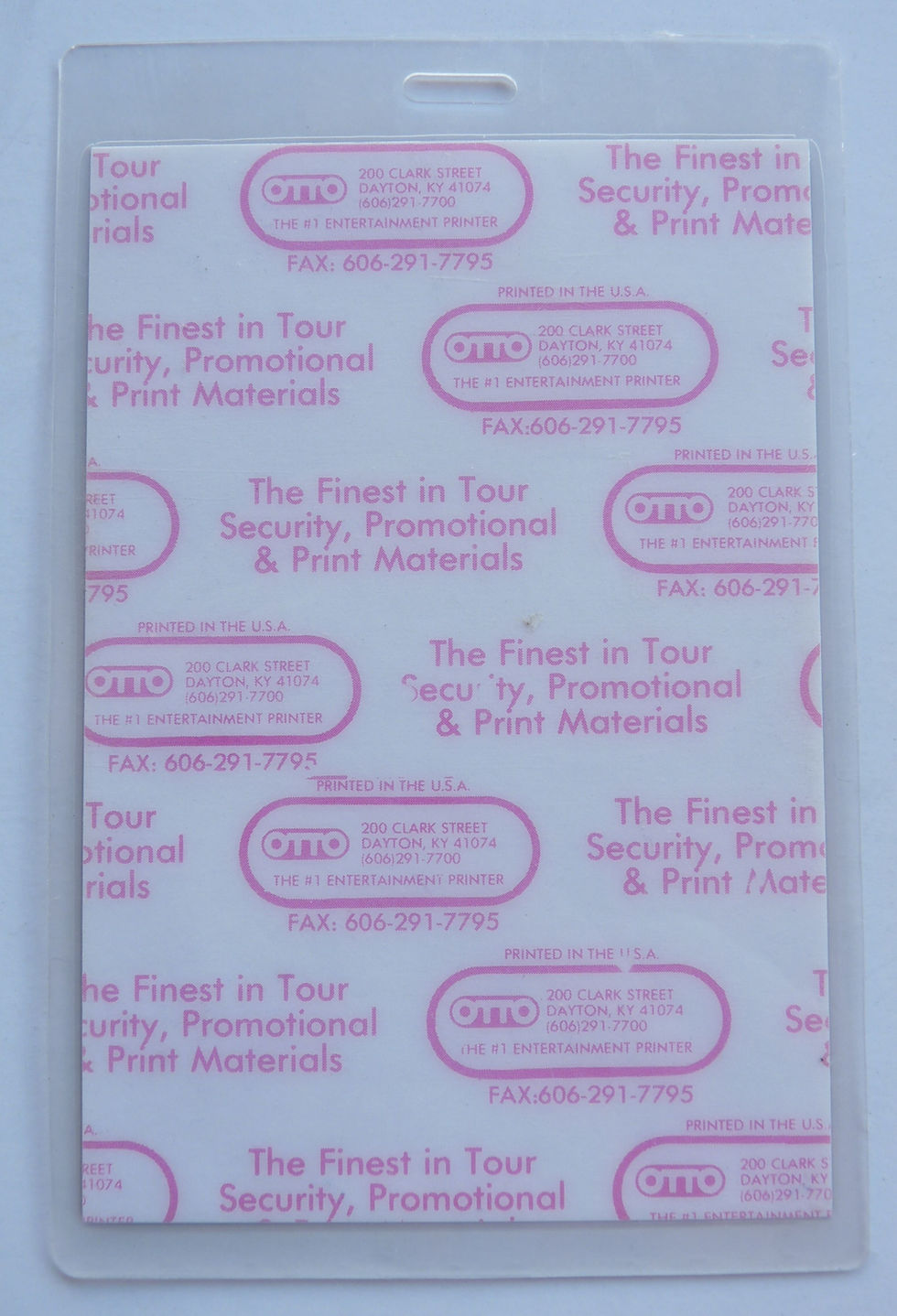 Thumbnail: Dolly Parton 1987 Concert Tour Backstage Guest Pass Laminate D26