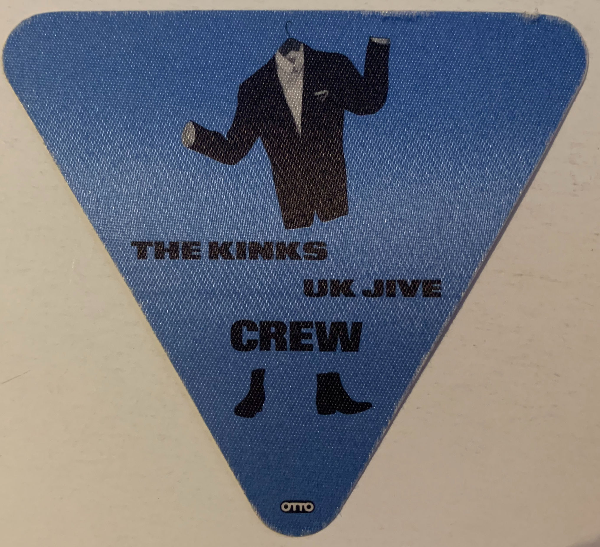 The Kinks UK Jive 1989 Concert Tour Blue Crew Backstage Pass