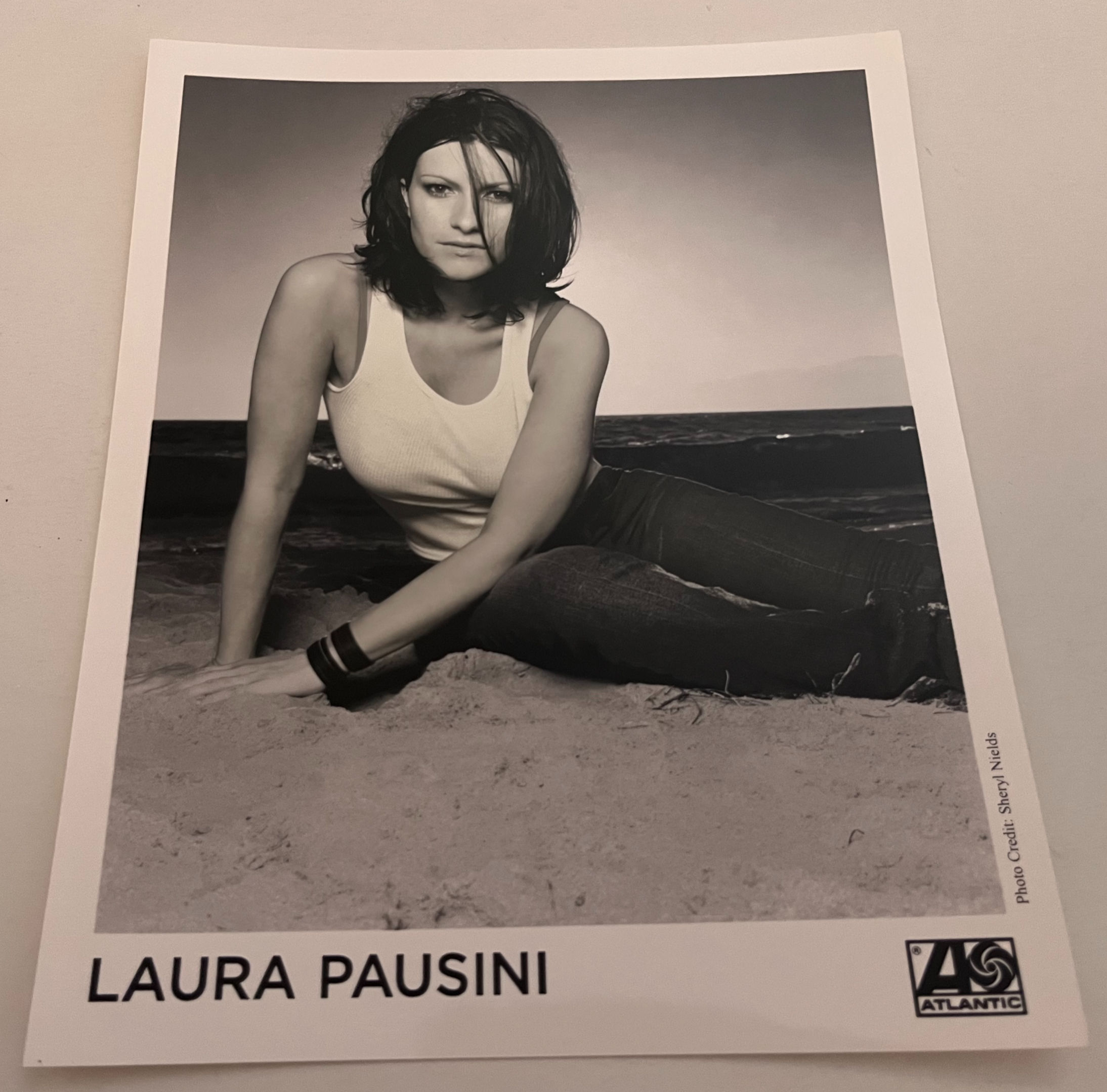 Laura Pausini Vintage Original Atlantic Records 8x10 Promo Press Photo