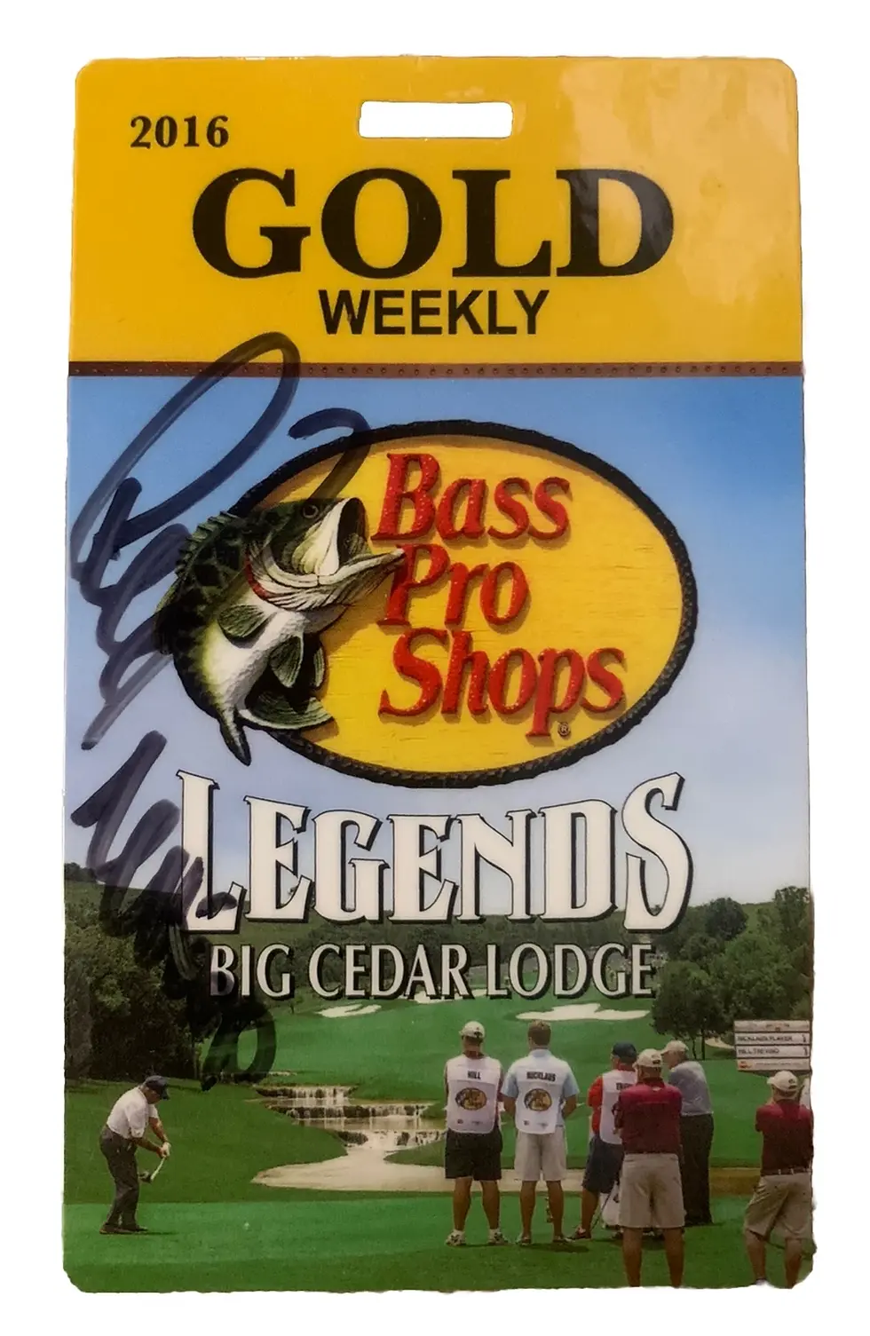 Lee Trevino PGA Signed Autographed Golf Pass Photo Guaranteed