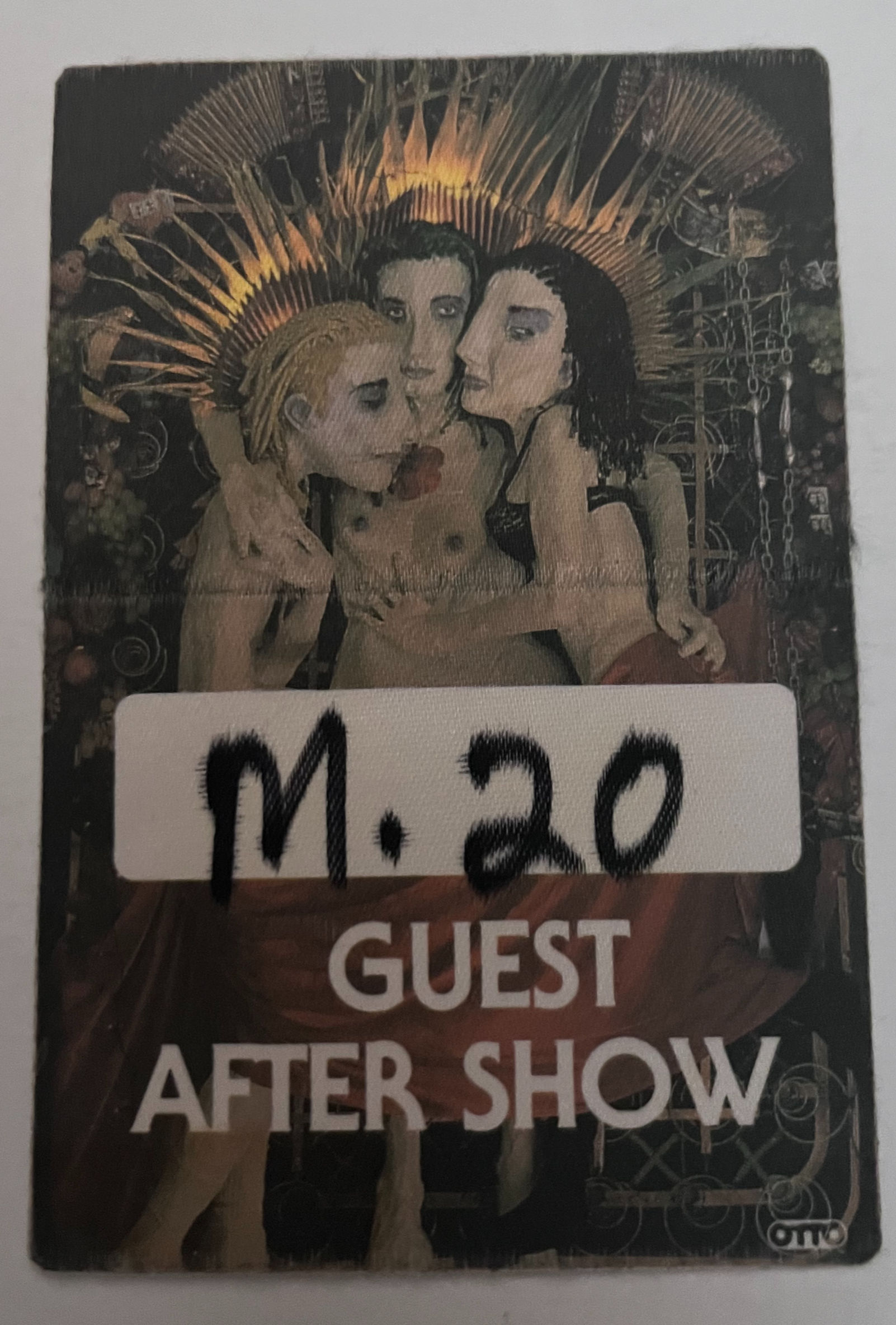 Jane's Addiction 1990 Ritual Concert Tour Guest After Show Backstage Pass