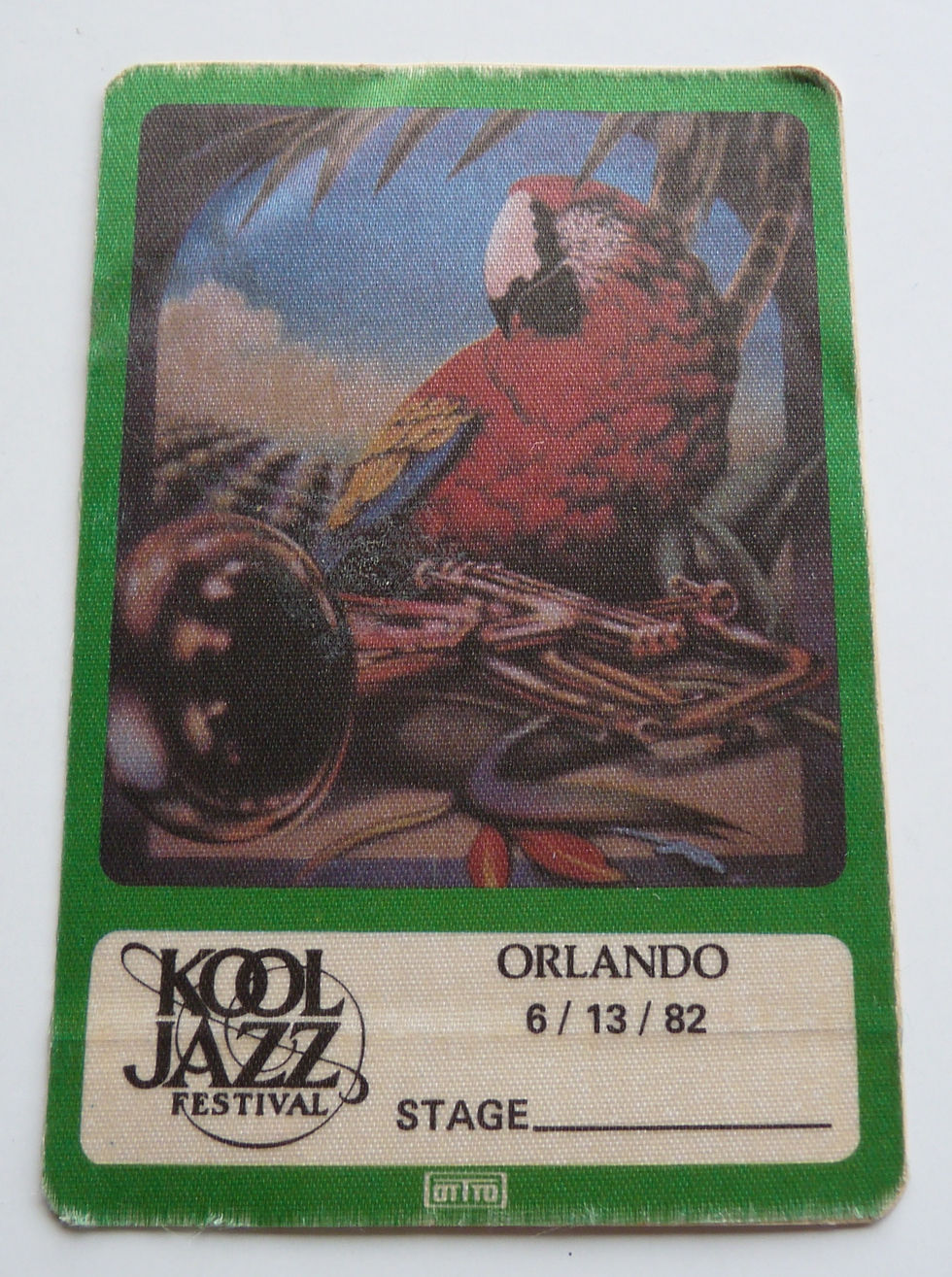 Thumbnail: The Kool Jazz Festival 6-13 1982 Orlando Concert Tour Backstage Pass