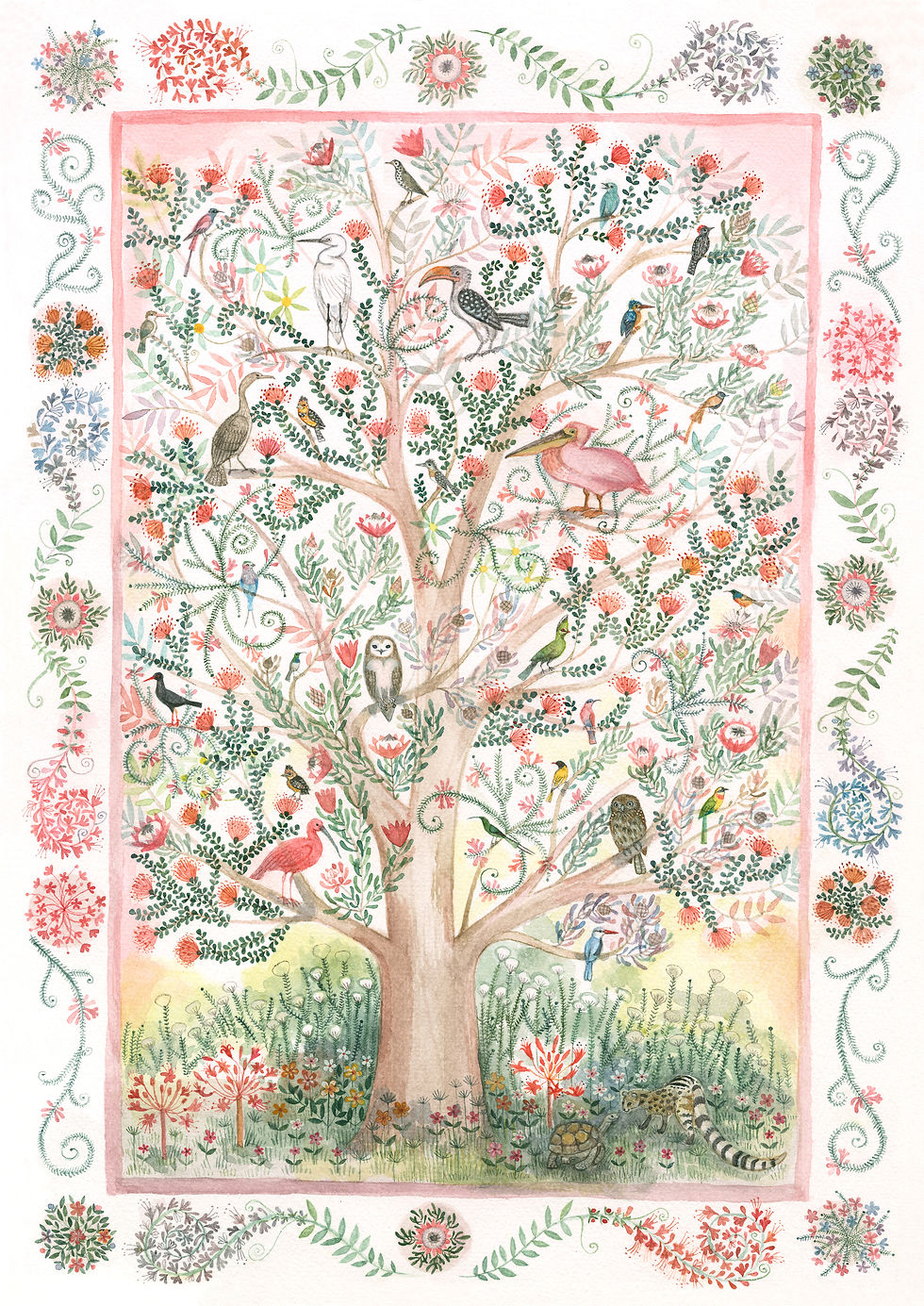 pink tree