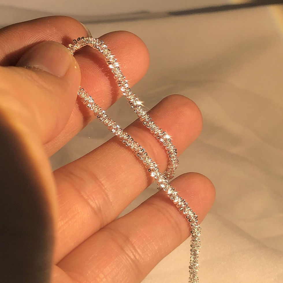 Thumbnail: Dainty Shimmer Necklace