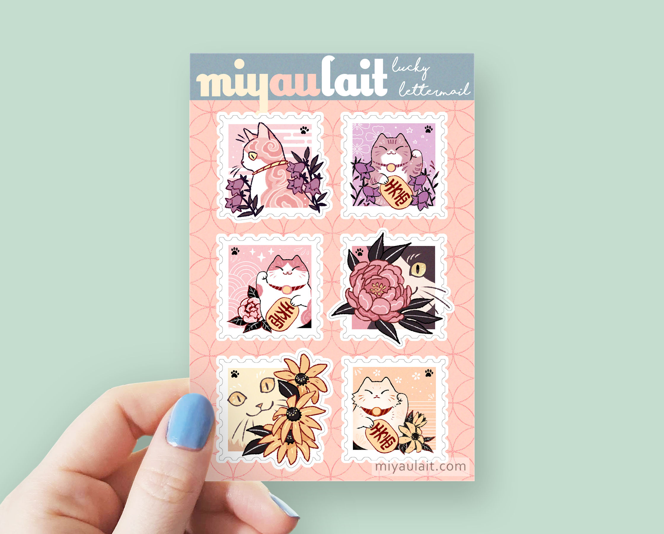 Lucky Lettermail • Vinyl Sticker Sheet