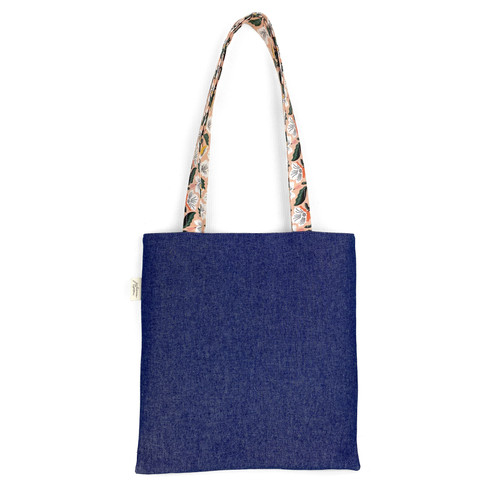 トートバッグ RONRON RIBBON POINTED DENIM TOTE BAG 4BFK1018 RONRON]RIBBON POINTED DENIM TOTE バッグ☆新作・24AW☆人気