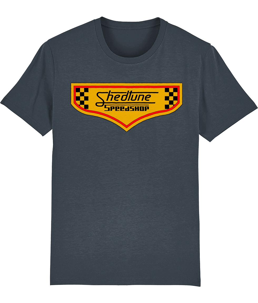 Thumbnail: Shedtune Speedway T-shirt featuring Shedtune logo
