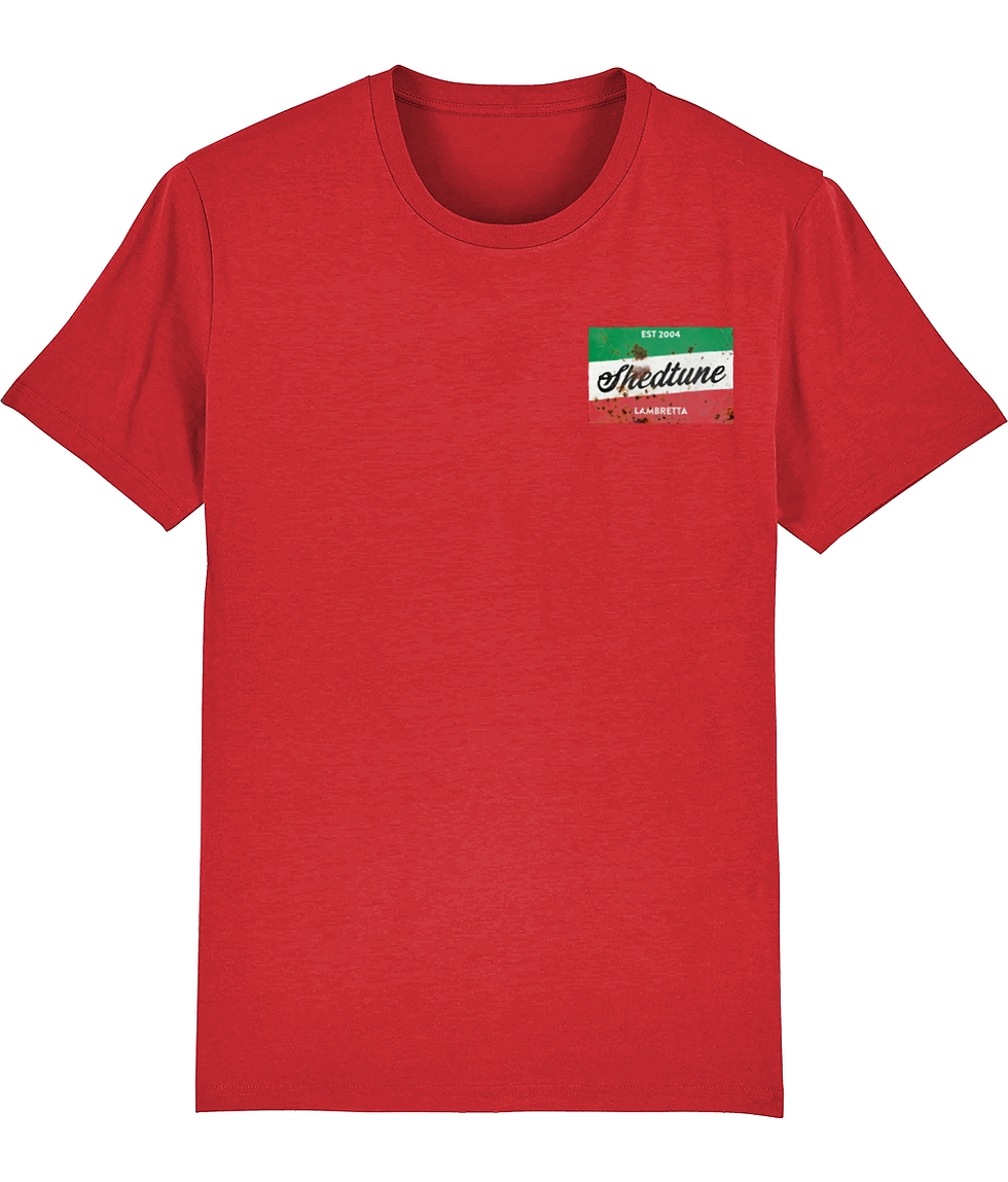 Thumbnail: Red t-shirt featuring 'Infiltrator' name tag