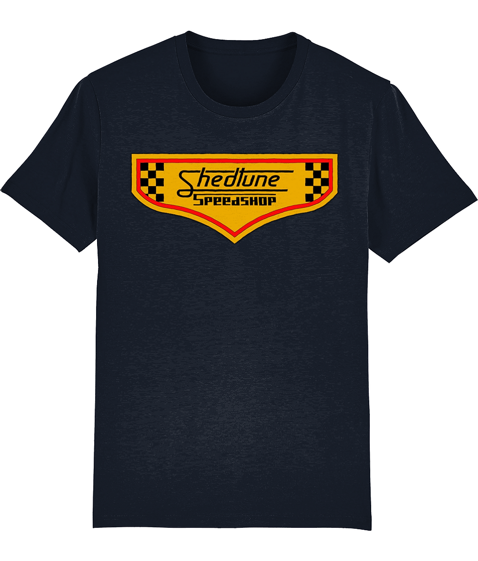 Thumbnail: Shedtune Garages tee shirt featuring Shedtune logo