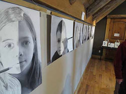 A children's drawing class