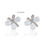 Thumbnail: MOP Stylish flower silver pendant set