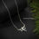 Thumbnail: Flying dragon Silver necklace for women