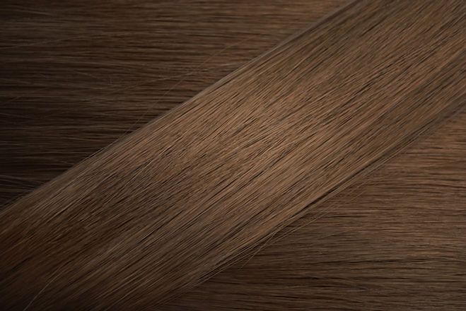 Moyen Cheveux bruns Échantillon