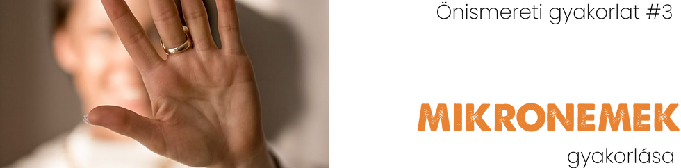 Önismereti gyakorlat #3: a mikronemek gyakorlása