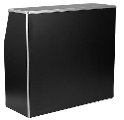 Black 4ft wedding bar rental