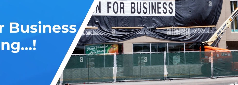 business open during a construction project