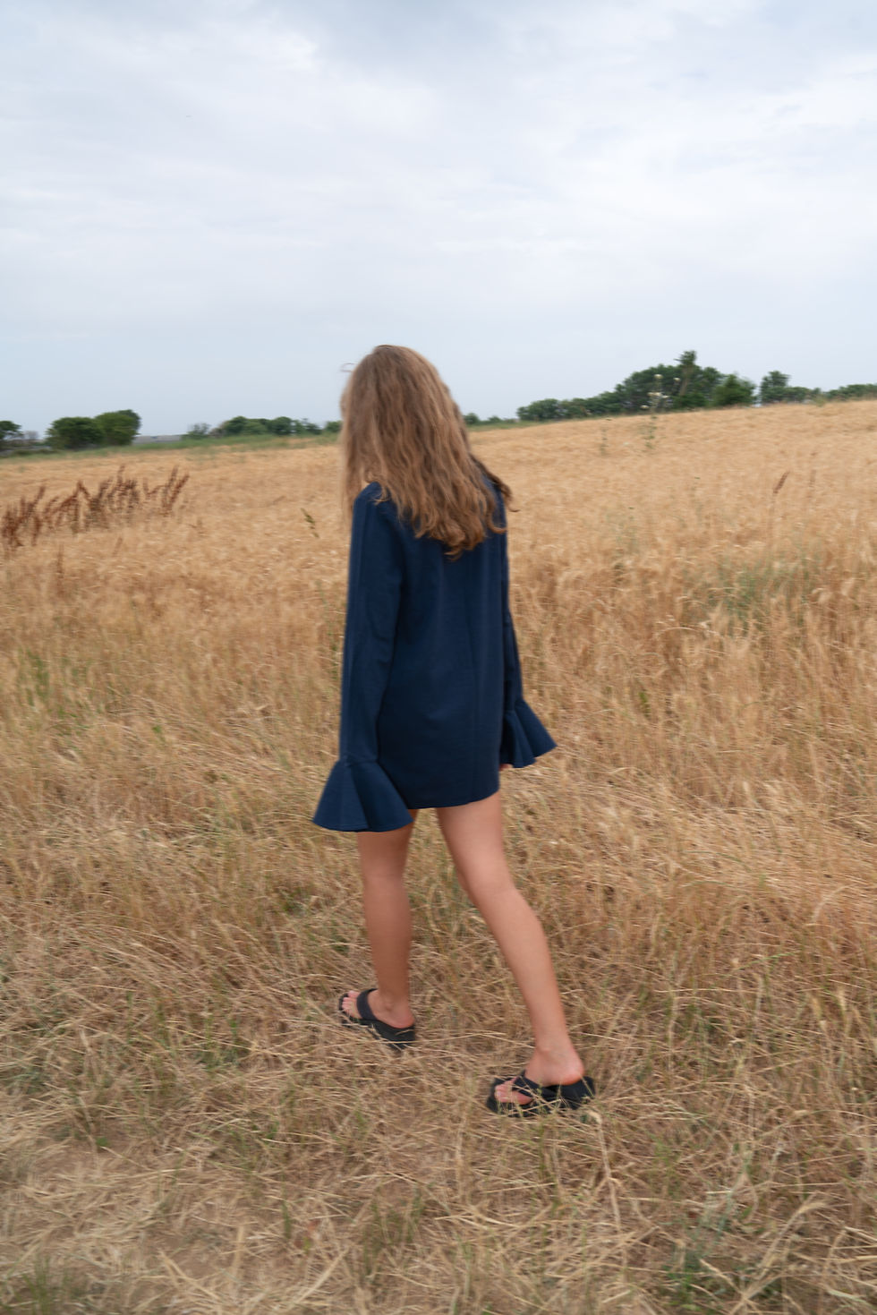 Thumbnail: NAVY 'MINI PAREO DRESS'