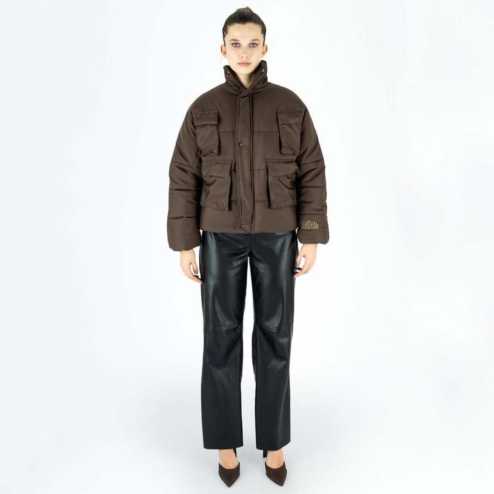 Thumbnail: CHOCOLATE 'PUFFART' PADDED PUFFER JACKET